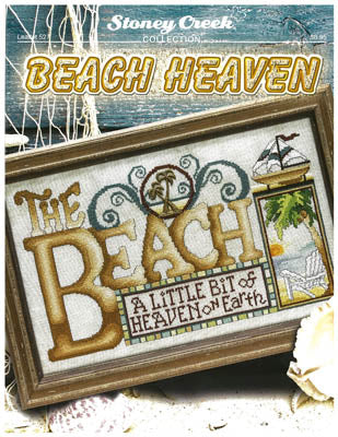 Beach Heaven counted cross stitch pattern