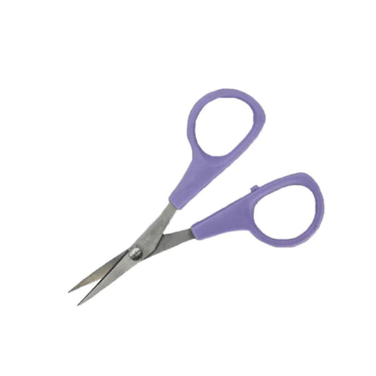 Scissors - Curved 5" tip to base Lavender Handles