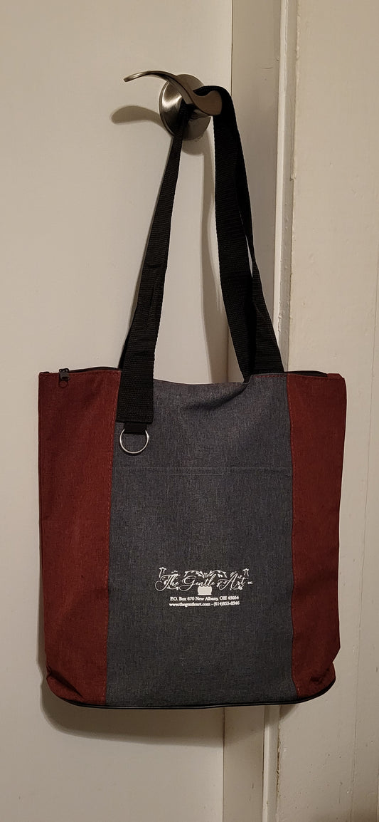 Project Bag - Red / Grey