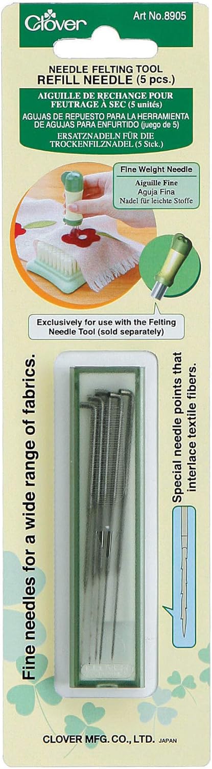 Felting Tool Refill Fine Weight Needle (5 pc)
