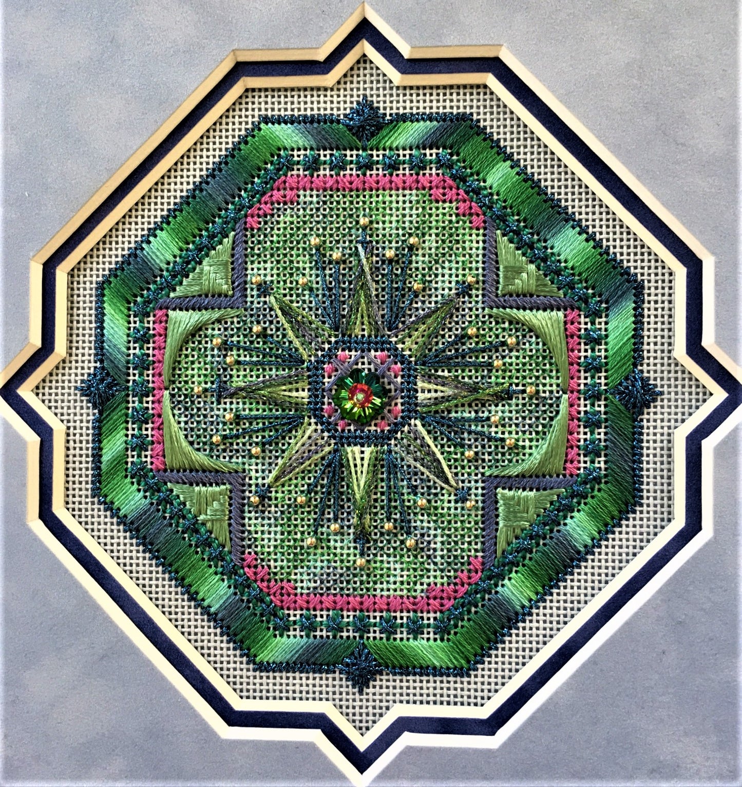 Starburst Garden canvaswork chart