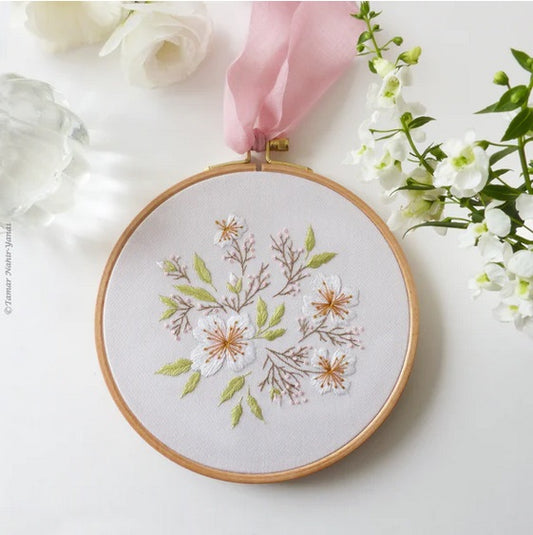 Almond Blossom embroidery kit
