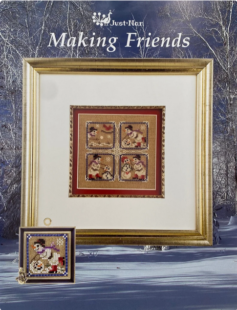 Making Friends Chart Making Friends counted cross stitch chart – The Stitcher's Muse Needleart