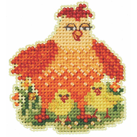 Spring Bouquet - Mama Hen counted cross stitch kit