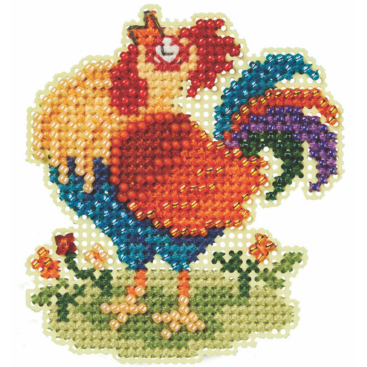 Spring Bouquet - Papa Rooster counted cross stitch kit