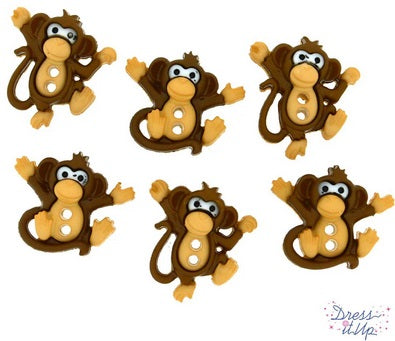 Sew Cute Monkeys buttons