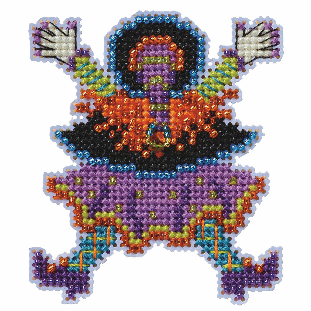 Autumn Harvest - Splat Witch counted cross stitch kit