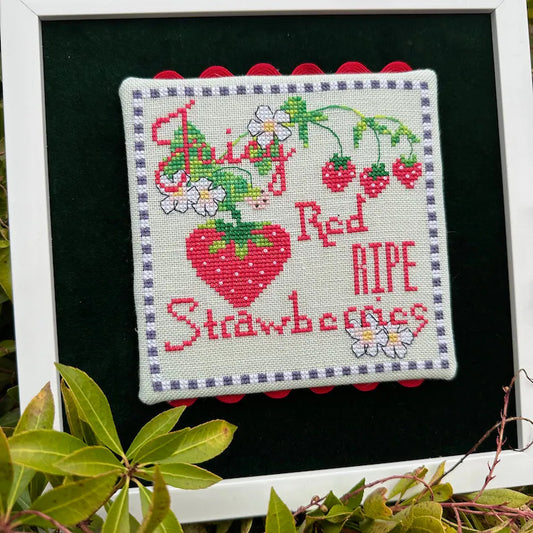 Red & Ripe counted cross stitch chart