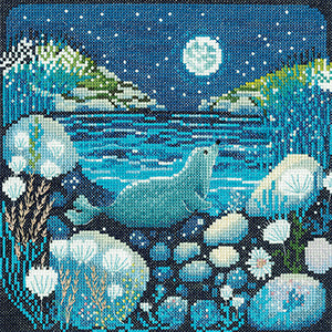 Moonlit Bay counted cross stitch chart