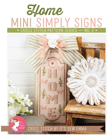 Simply Signs Mini - Home counted cross stitch chart