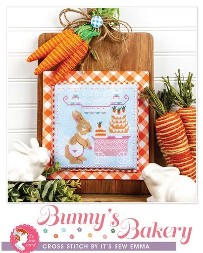 Bunny's Bakery counted cross stitch chart