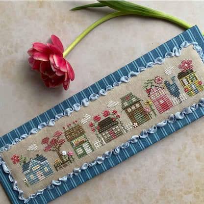 Blooming Tiny Town counted cross stitch chart