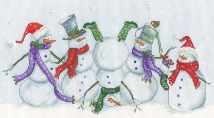 Frosty Frolics counted cross stitch kit