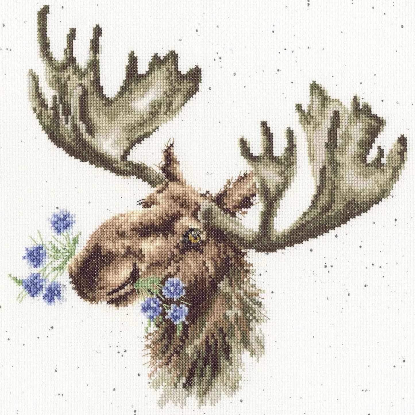 It Moose be Love counted cross stitch kit