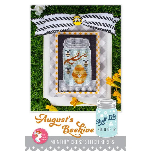 ISE Chart Cross Stitch Shelf Life 8 August's Beehive