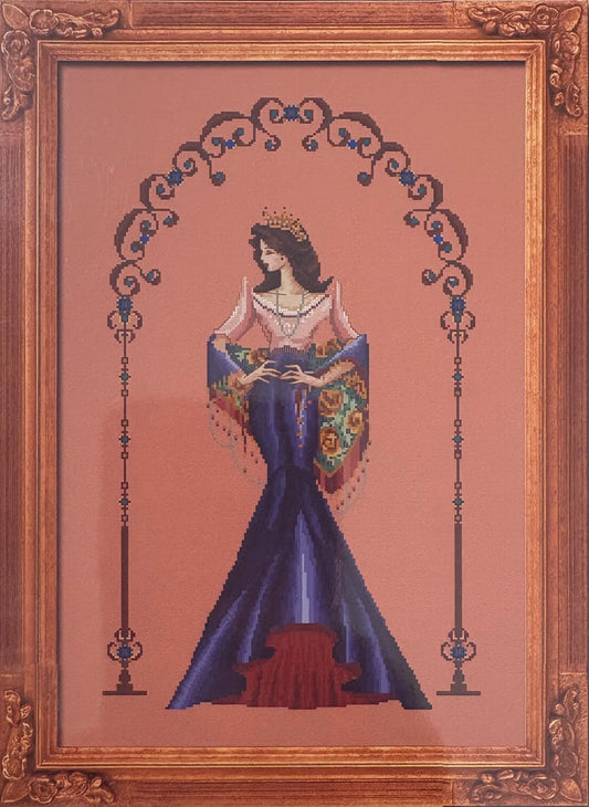 Reina Paz counted cross stitch chart