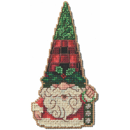 Gnome with Bells counted cross stitch kit