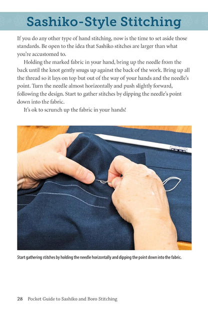 Pocket Guide to Sashiko and Boro Stitching