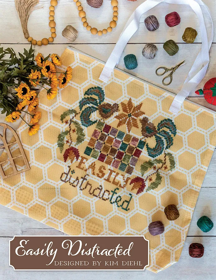 Easily Distracted counted cross stitch chart