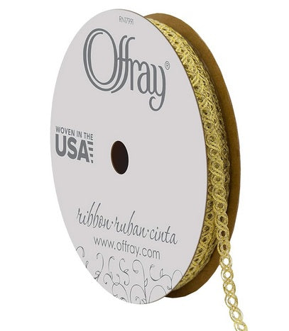 Metallic Gold Quasar Ribbon - 3mm