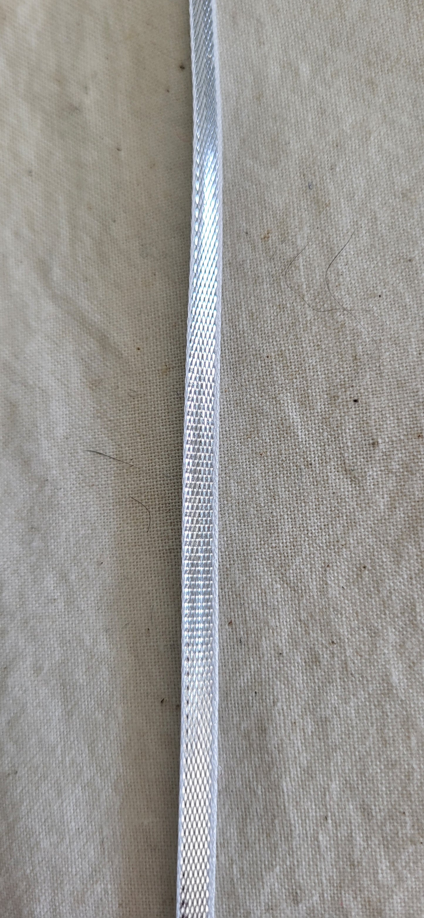 Metallic Silver Ribbon - 3mm