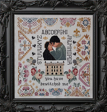 Pride and Prejudice Quaker counted cross stitch chart