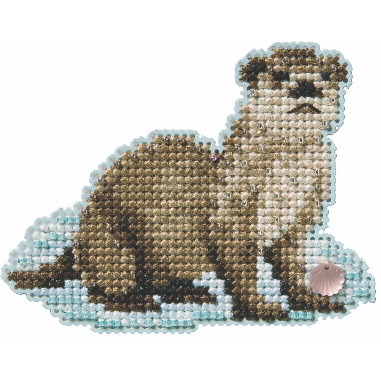 Autumn Harvest - Otter counted cross stitch kit