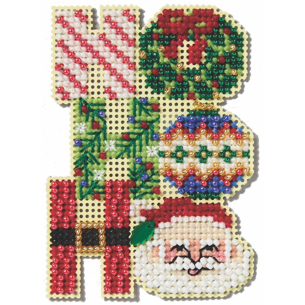 Winter Holiday - Ho Ho Ho counted cross stitch kit