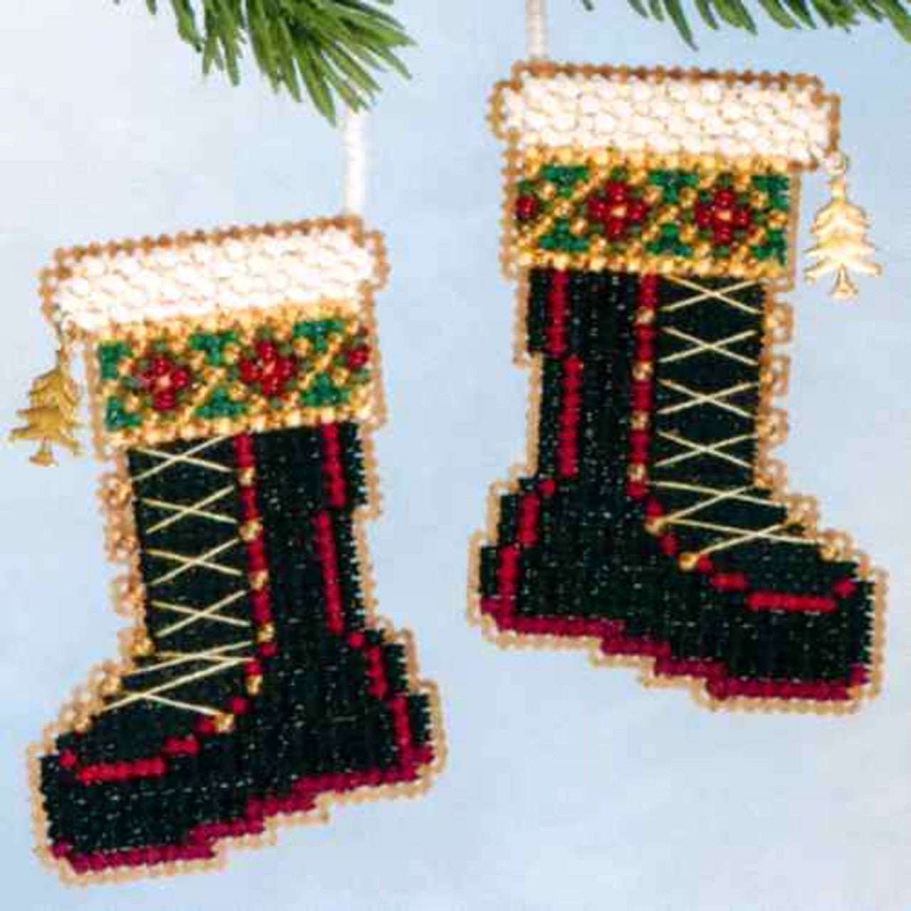 Santa's Closet - Santa's Boots counted cross stitch kit