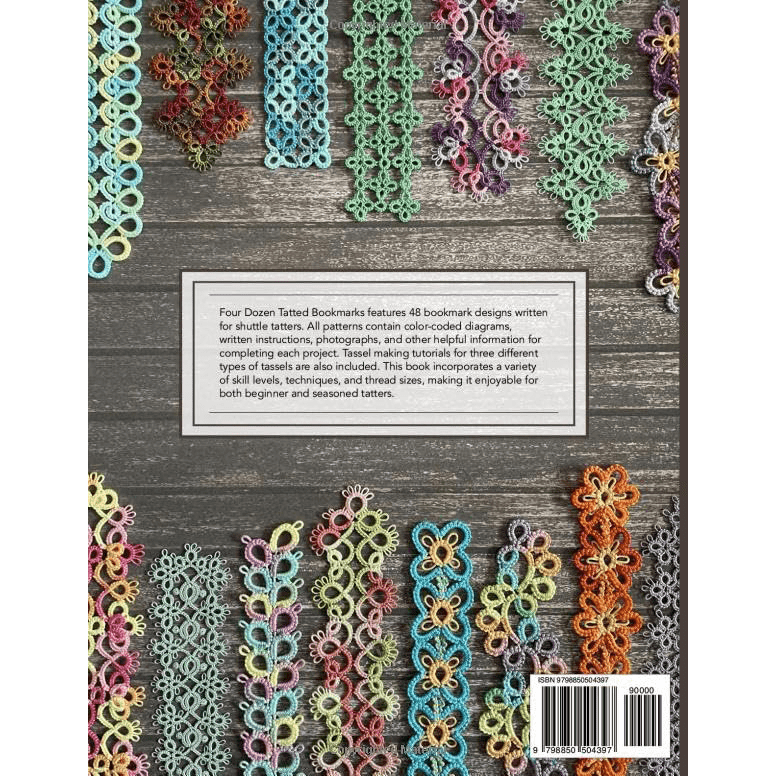 Four Dozen Tatted Bookmarks by Robin Perfetti
