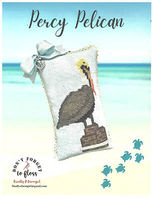 Percy Pelican counted cross stitch chart