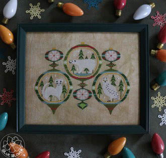 Snowy & Bright Counted cross stitch chart