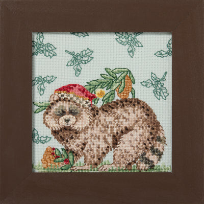 Rocky Raccoon - Debbie Mumm Woodland Friends counted cross stitch kit