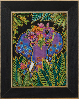 Elephant counted cross stitch kit