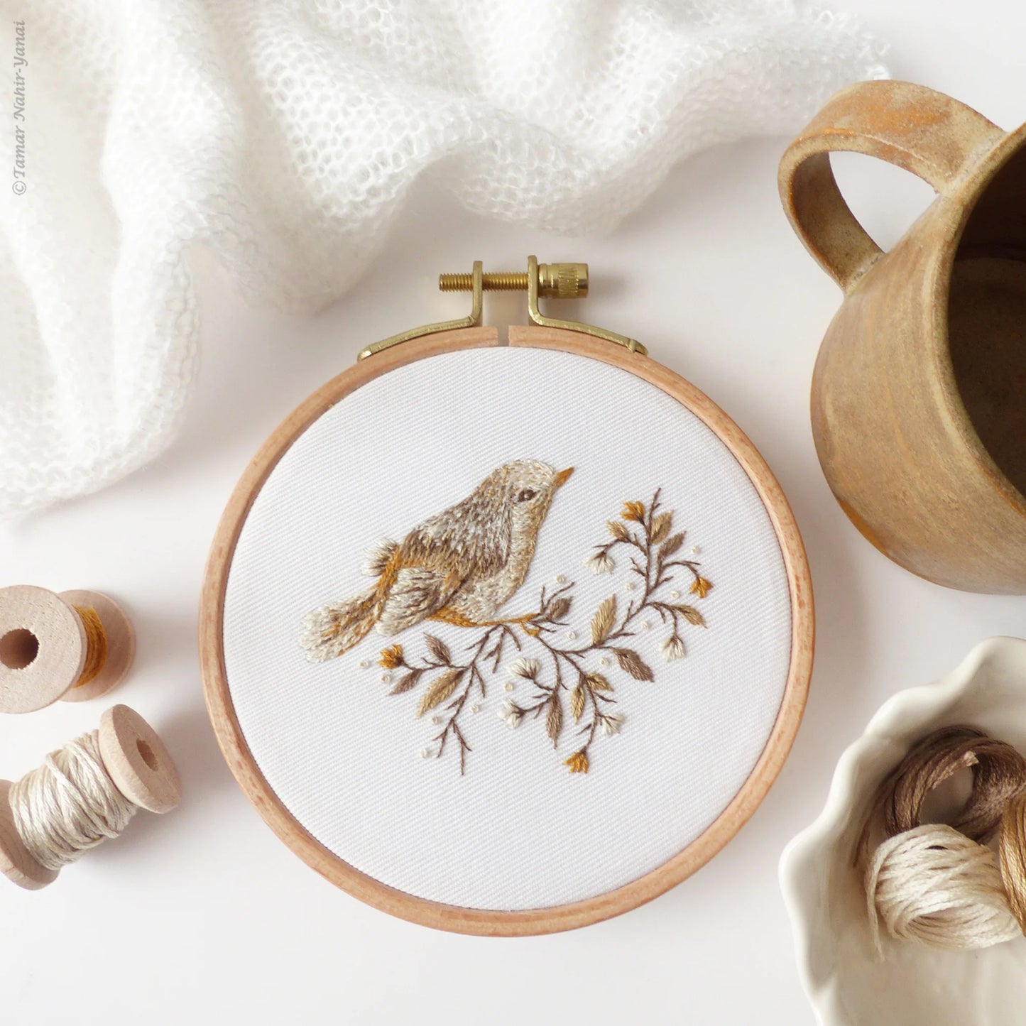 Little Bird embroidery kit
