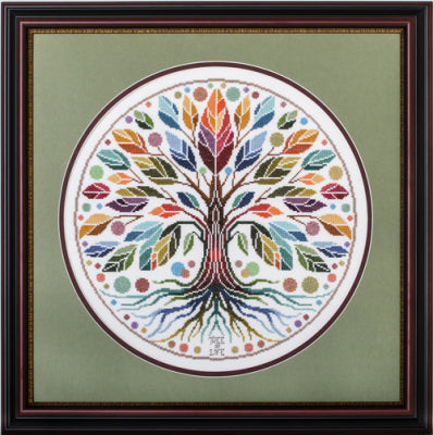 Tree of Life counted cross stitch chart