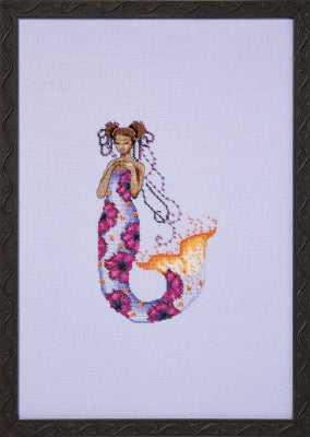 Saint Kitts Mermaid counted cross stitch chart