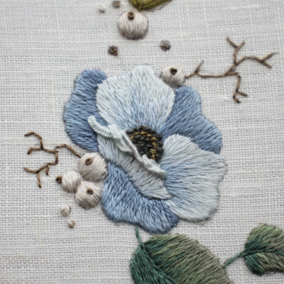 Bouquet Letters embroidery book
