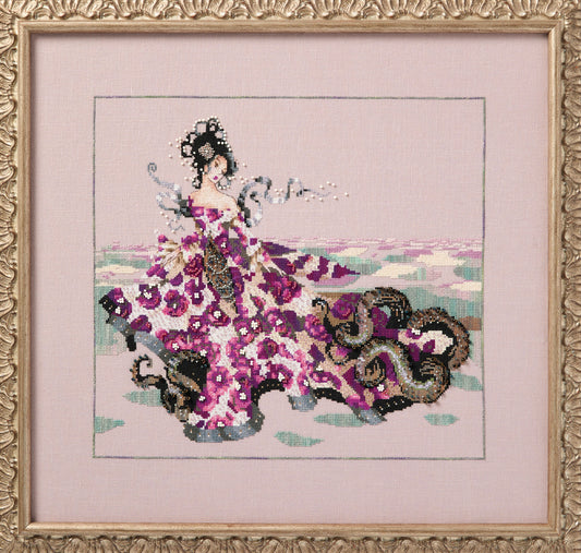 Serpent Queen counted cross stitch