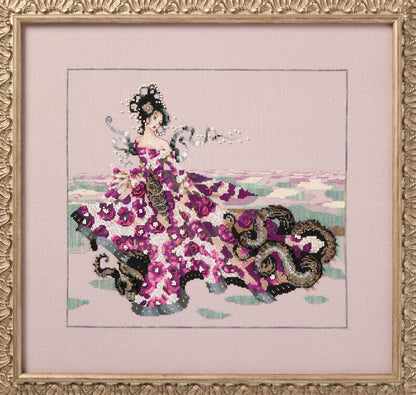 Serpent Queen counted cross stitch
