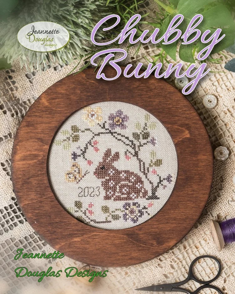 Chubby Bunny cross stitch chart