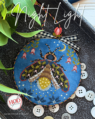 Night Light counted cross stitch chart