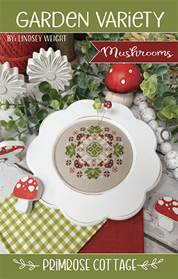 Garden Variety Mushrooms counted cross stitch chart