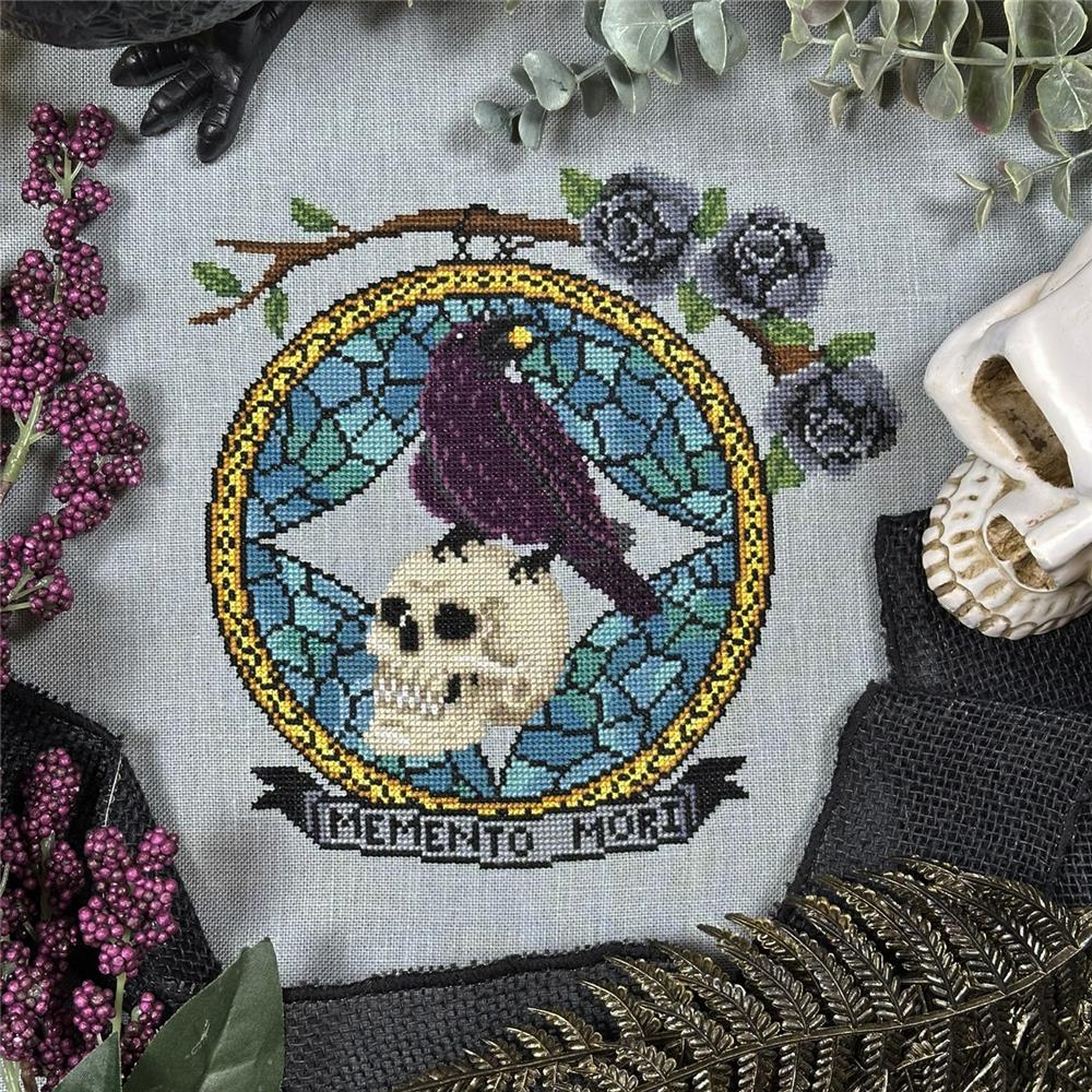 Memento Mori counted cross stitch chart