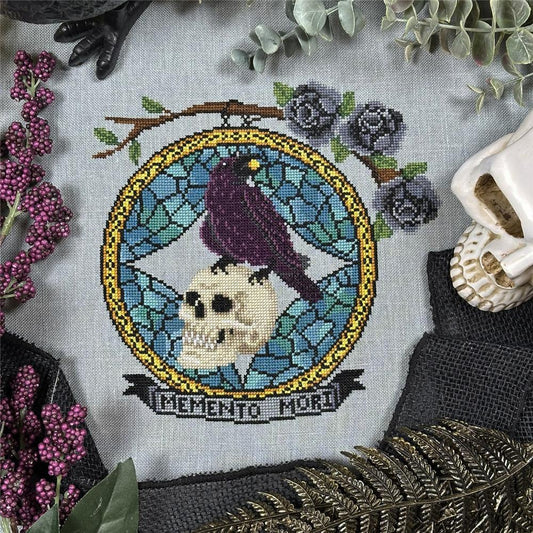 Memento Mori counted cross stitch chart