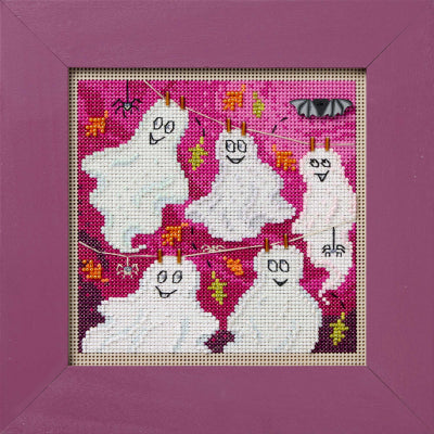 Buttons & Beads Autumn - Ghost Line counted cross stitch kit
