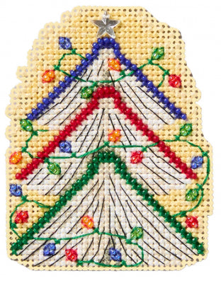 Winter Holiday - Book Tree counted cross stitch kit