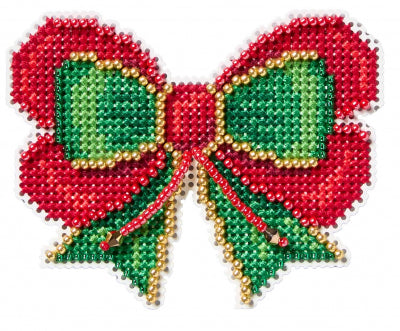 Winter Holiday - Holiday Bow counted cross stitch kit