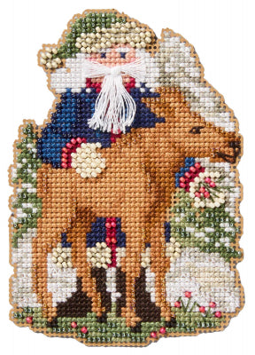 Denali Santa - Alaskan Santas ornament counted cross stitch kit