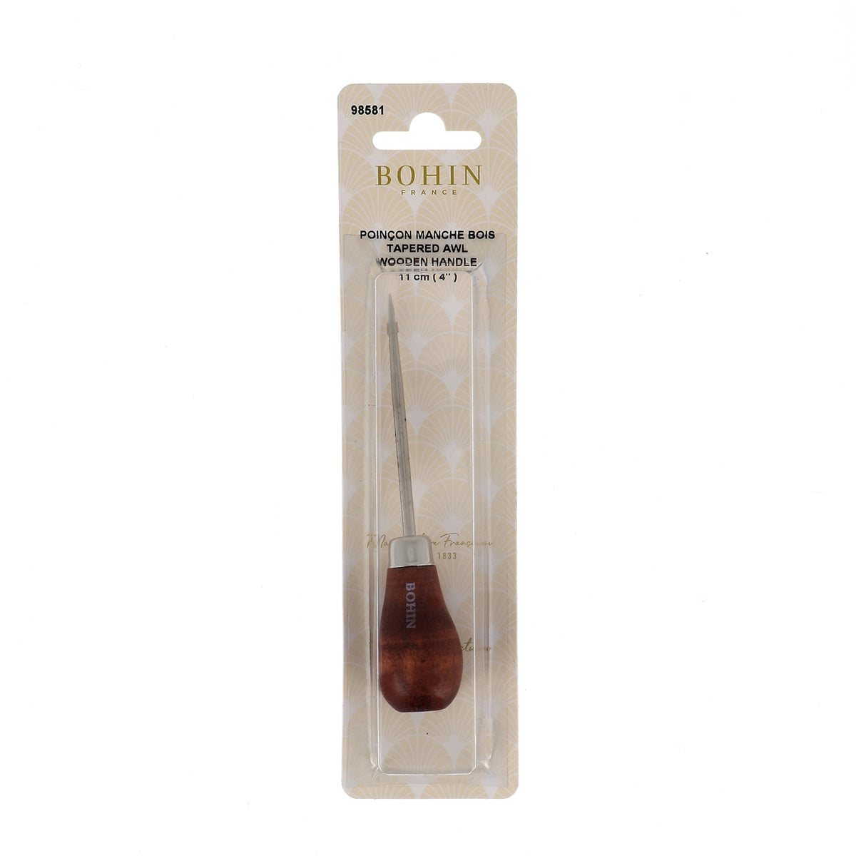 Tapered Awl Laying Tool - Wood 4"